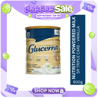GLUCERNA Glucerna SR Triple Care Vanilla 900g Powdered Milk Adult Supplement image
