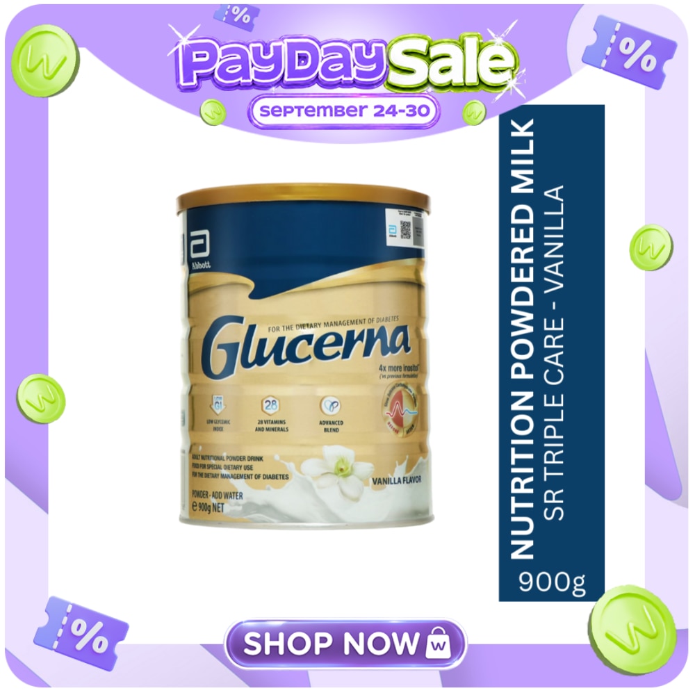 Glucerna SR Triple Care Vanilla 900g Powdered Milk Adult Supplement image