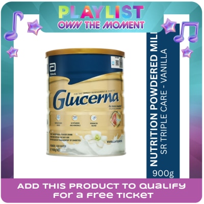 GLUCERNA - Glucerna SR Triple Care Vanilla 900g - Powdered Milk - Adult Supplement