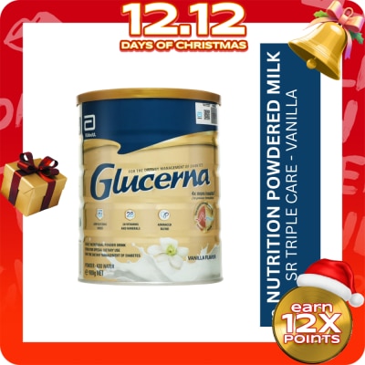 GLUCERNA Glucerna SR Triple Care Vanilla 900g - Powdered Milk - Adult Supplement