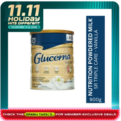 GLUCERNA Glucerna SR Triple Care Vanilla 900g Powdered Milk Adult Supplement image