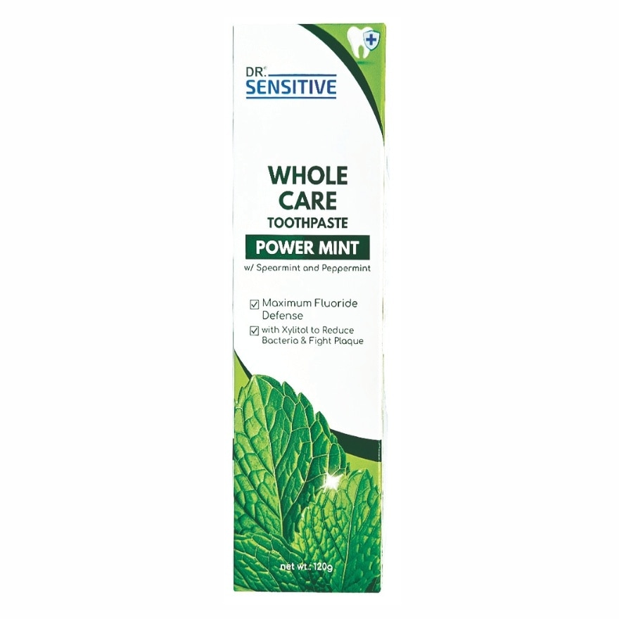 DR SENSITIVE Whole Care Toothpaste Power Mint 120g