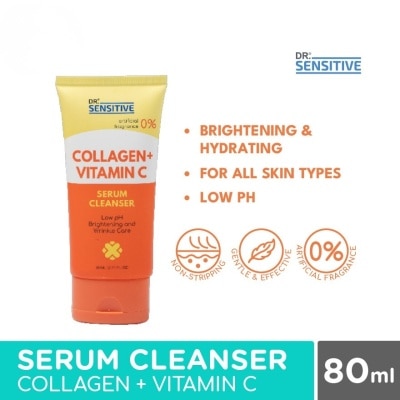 DR SENSITIVE Collagen & Vitamin C Serum Cleanser 80ml