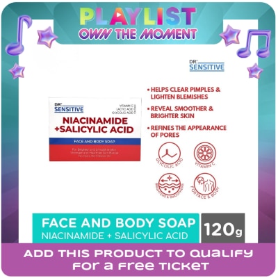 DR SENSITIVE - Niacinamide & Salicylic Acid Soap 120g