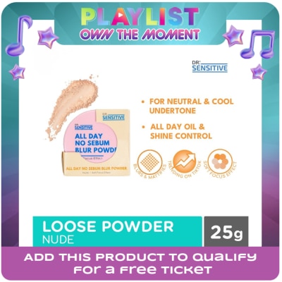 DR SENSITIVE - All Day No Sebum Blur Powder Nude 25g