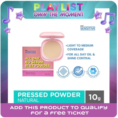 DR SENSITIVE - DR SENSITIVE All Day No Sebum Blur Powder Natural 10g