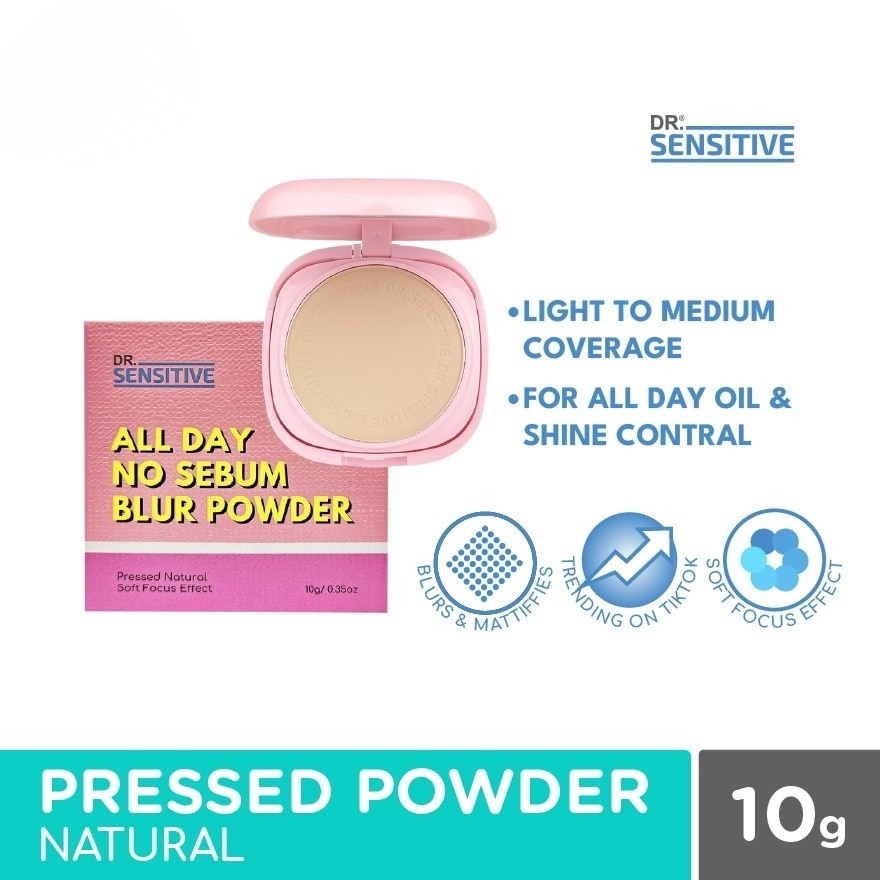 DR SENSITIVE All Day No Sebum Blur Powder Natural 10g