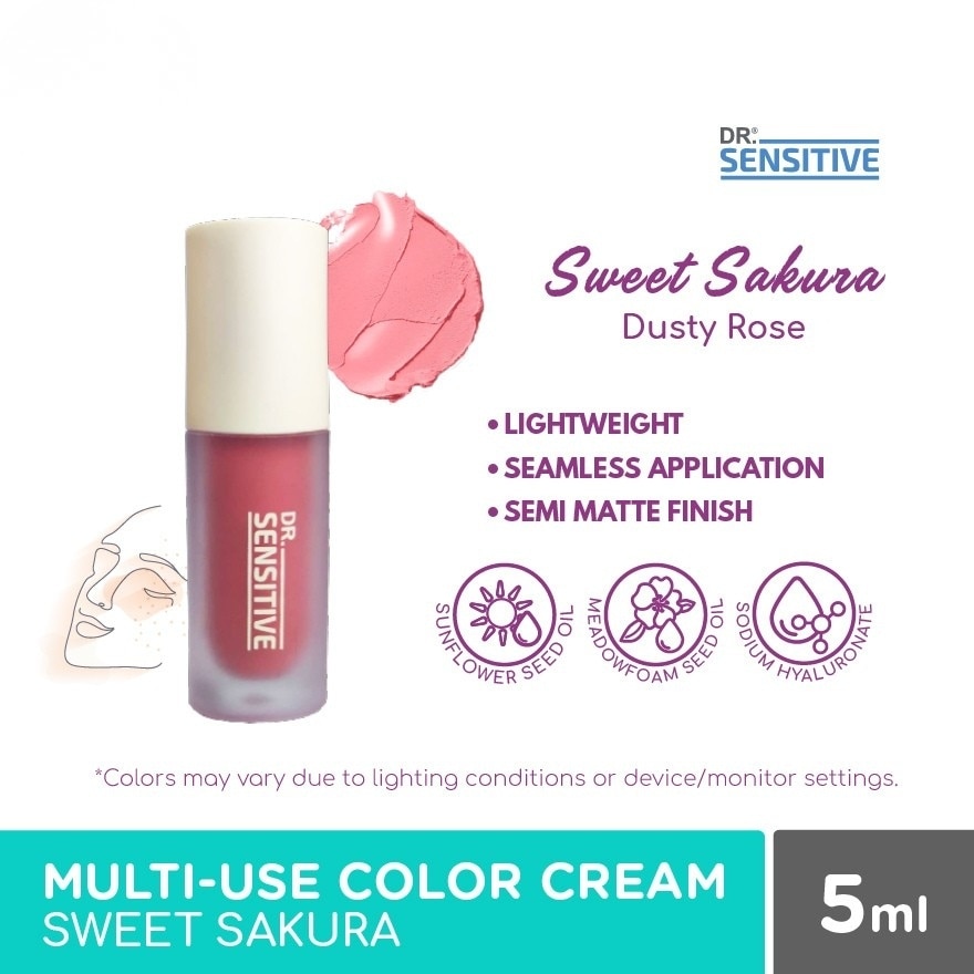 DR SENSITIVE Multi-Use Color Cream Sweet Sakura 5ml