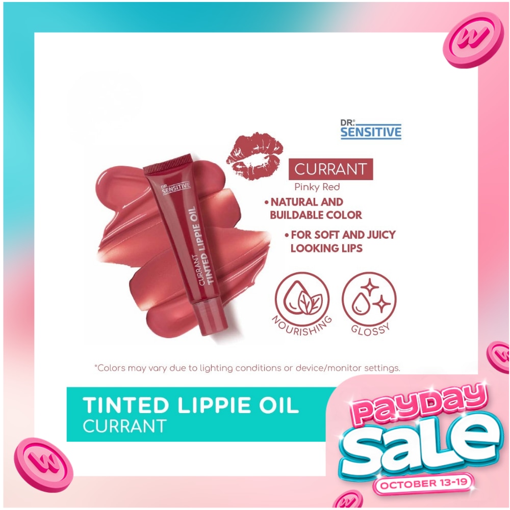 DR SENSITIVE Tinted Lippie Oil Currant 12ml image