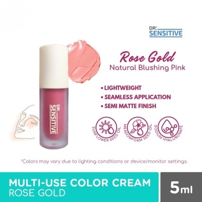 DR SENSITIVE, DR SENSITIVE Multi-Use Color Cream Rose Gold 5ml ...