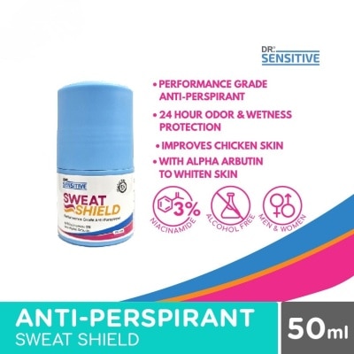 DR SENSITIVE DR SENSITIVE Sweat Shield Antiperspirant Deo Roll On 50ml