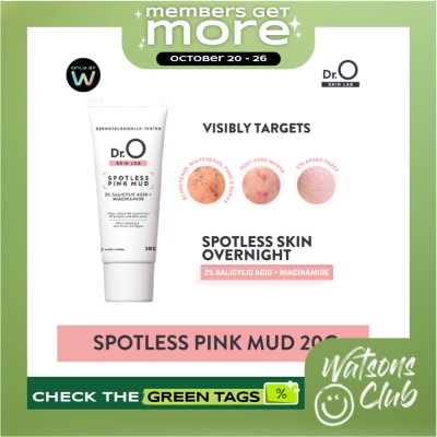 DR O DR O Skin Lab Spotless Pink Mud Salicylic Acid + Niacinamide 20g image