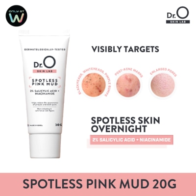 DR O - DR O Skin Lab Spotless Pink Mud Salicylic Acid + Niacinamide 20g