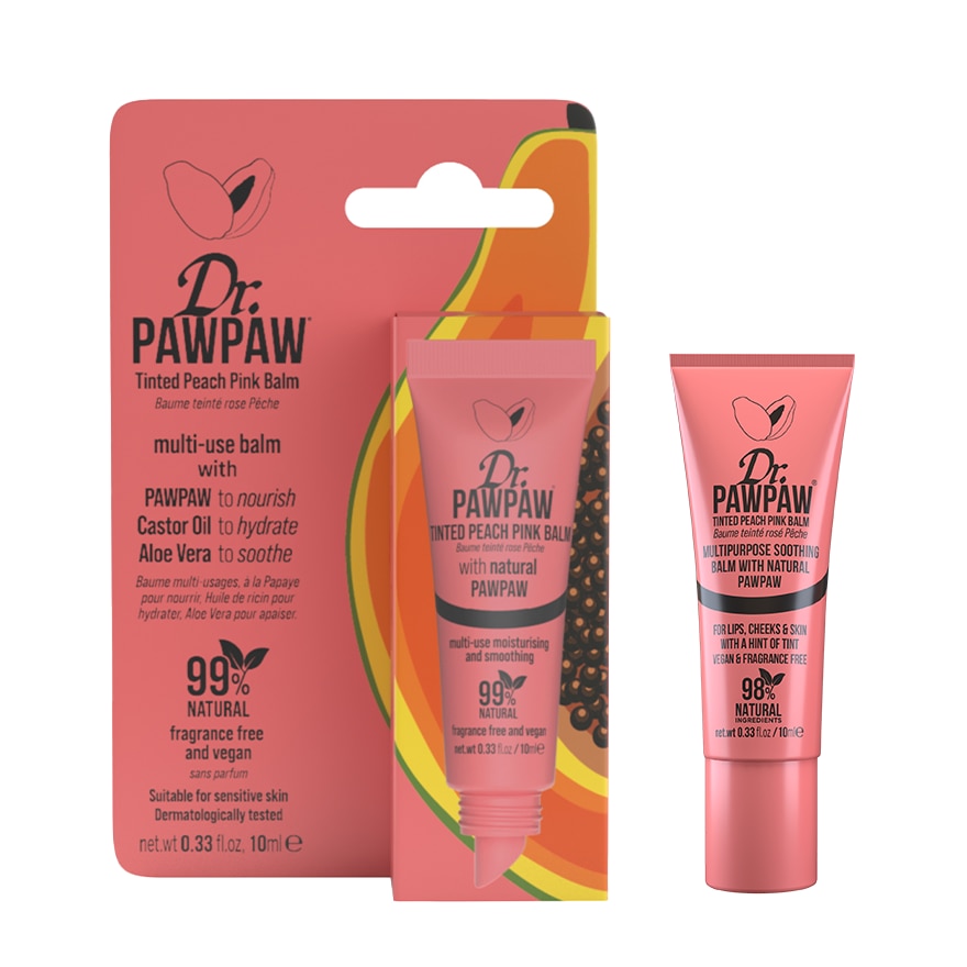 DR PAWPAW Tinted Peach Pink Balm 10ML