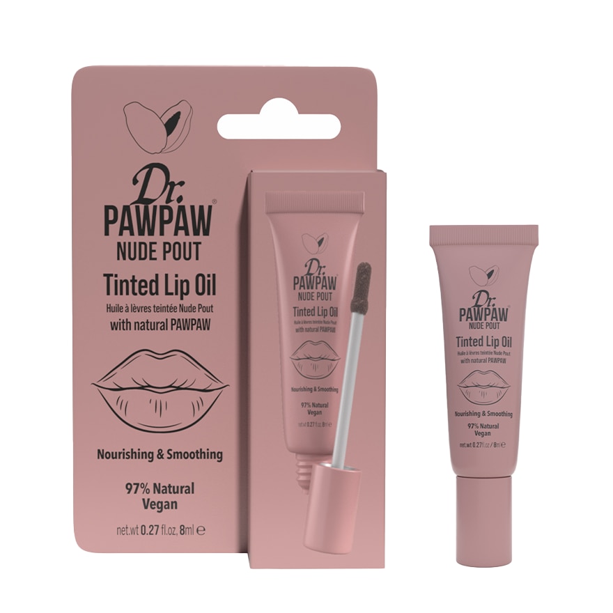 DR PAWPAW Tinted Lip Oil Nude Pout 8ml