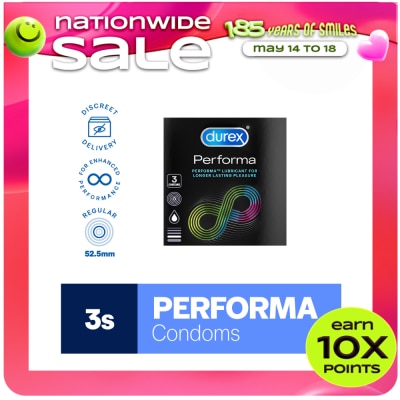 DUREX - Condoms Performa 3s