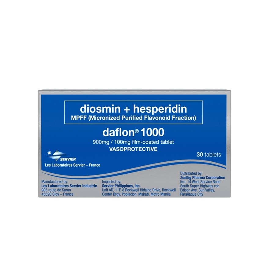 DAFLON 1000 Diosmin 900 mg  + Hesperidin 100 mg Sold Per Piece [PRESCRIPTION REQUIRED]