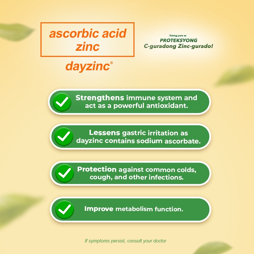 Sodium Ascorbate + Ascorbic Acid + Zinc 30 Chewable Tablets
