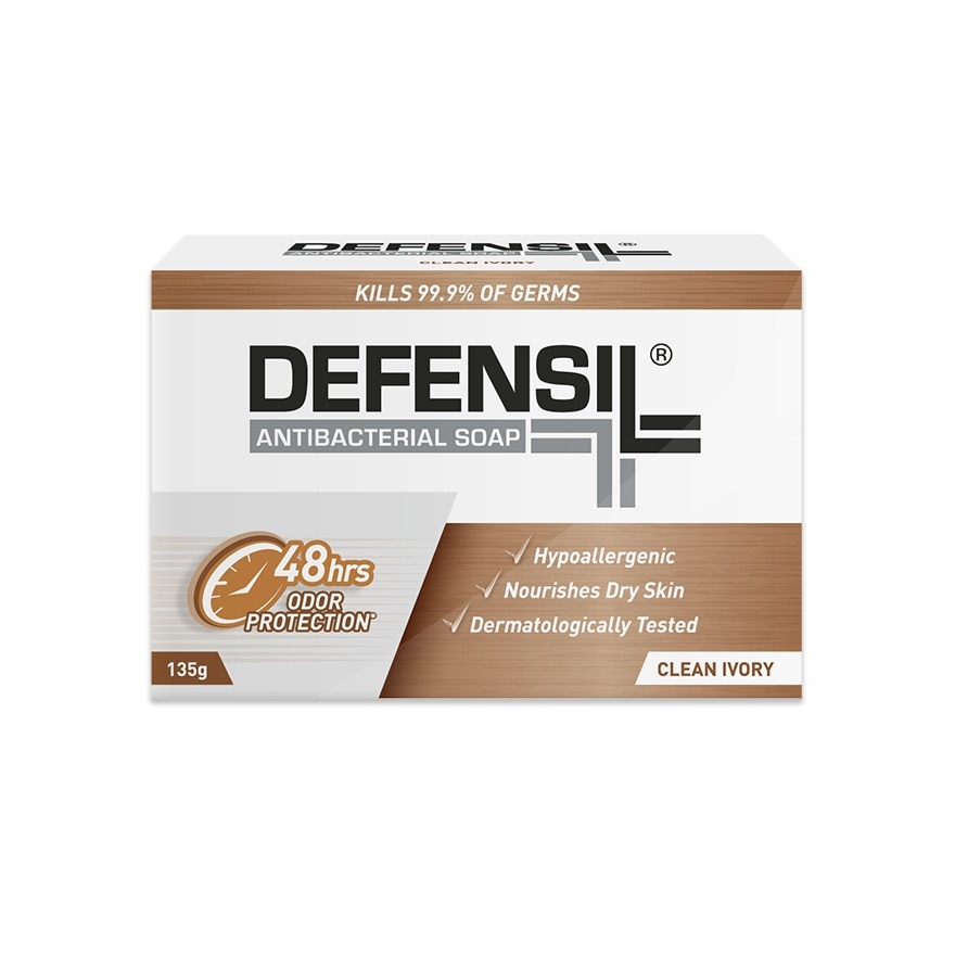 DEFENSIL Antibacterial Soap Clean Ivory 135g