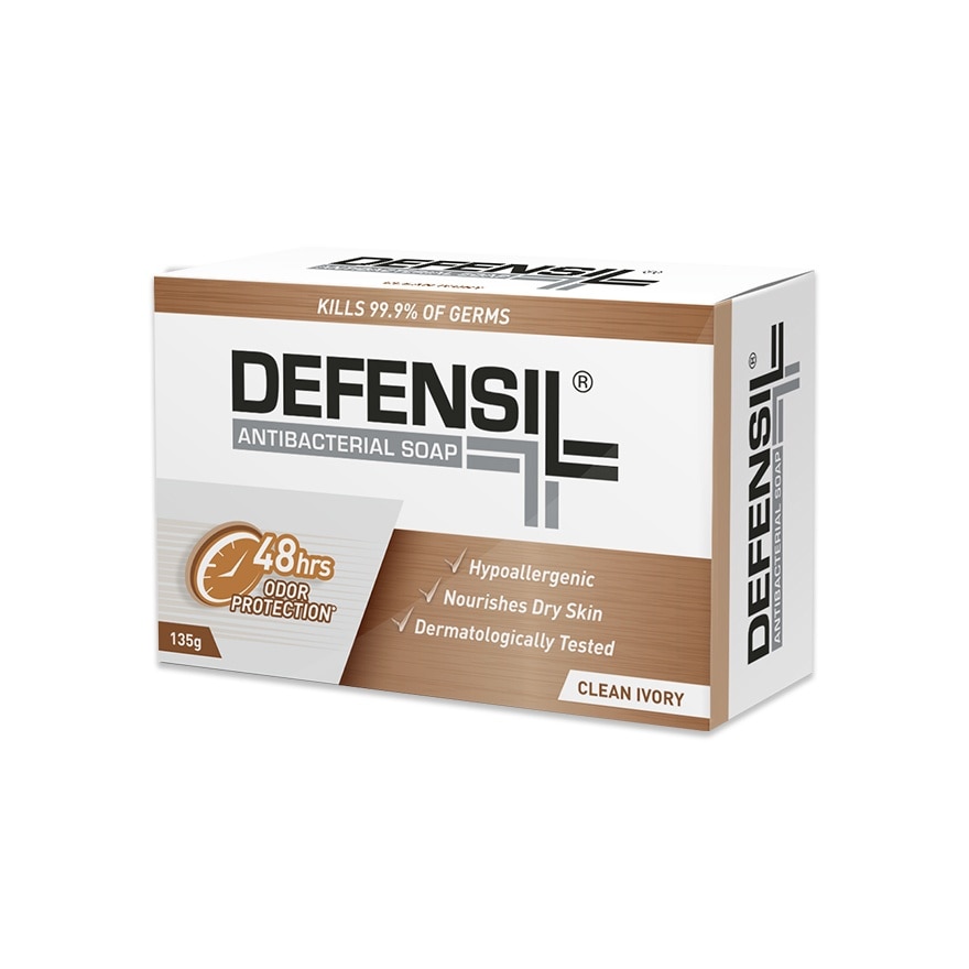 DEFENSIL Antibacterial Soap Clean Ivory 135g