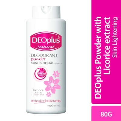 DEOPLUS Deodorant Powder w/ Licorice Extract 80G