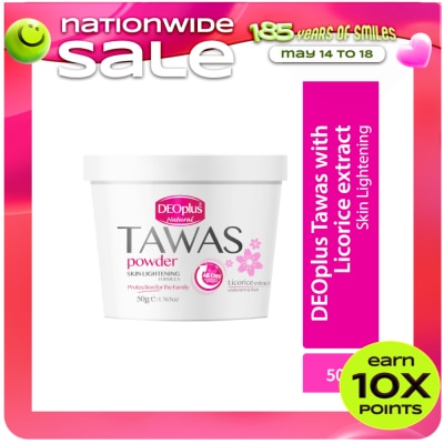 DEOPLUS - Tawas Powder w/ Licorice Extract 50G