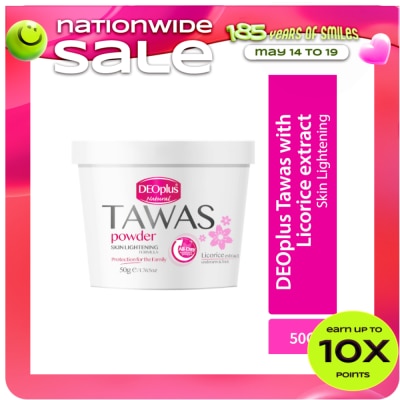 DEOPLUS - Tawas Powder w/ Licorice Extract 50G