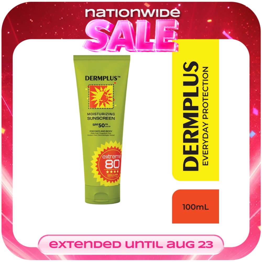 DERMPLUS SUNSCRN EXTREME SPF80 100ML image