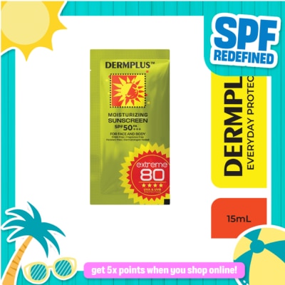 DERMPLUS - Moisturizing Sublock SPF 80 15ML