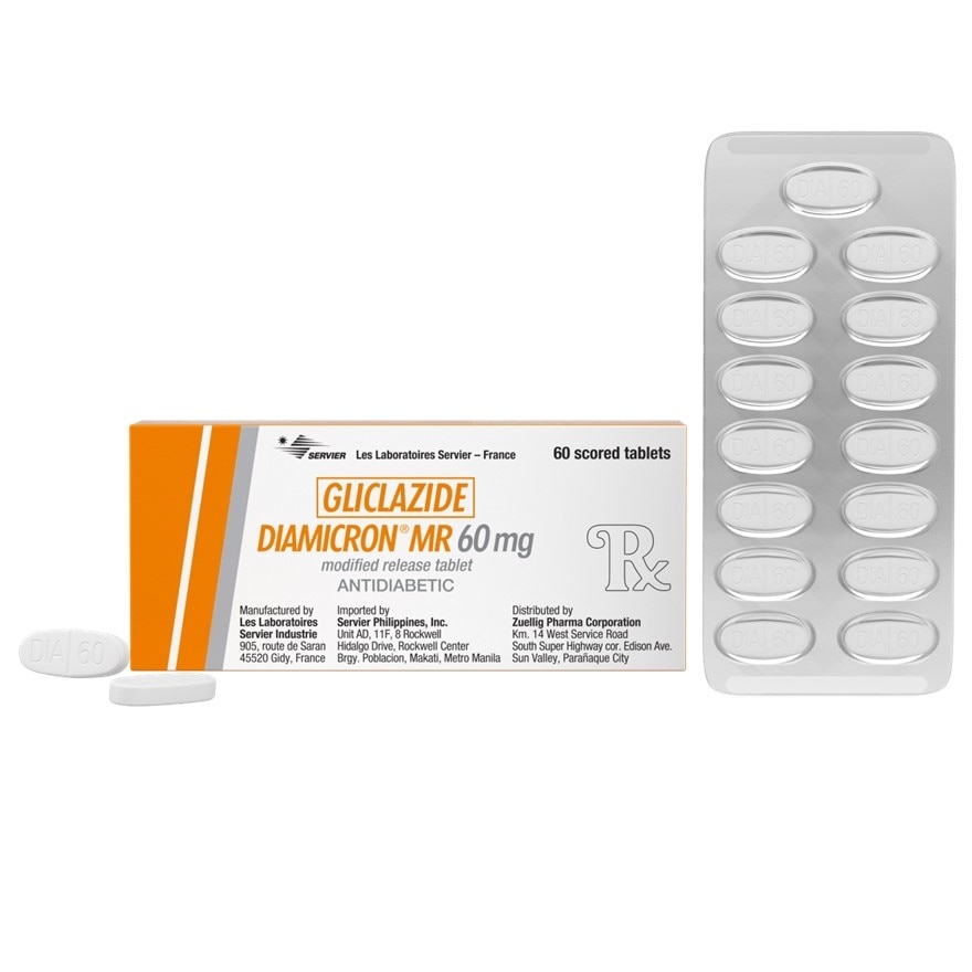 Gliclazide 60mg 1 Tablet [PRESCRIPTION REQUIRED]