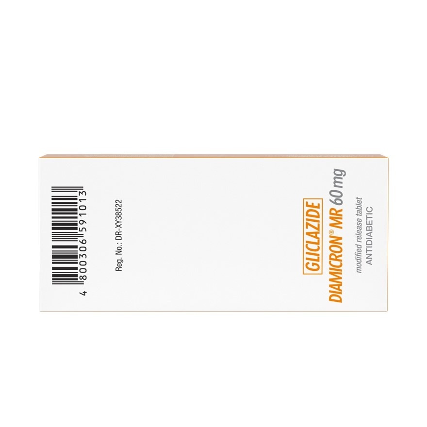 Gliclazide 60mg 1 Tablet [PRESCRIPTION REQUIRED]