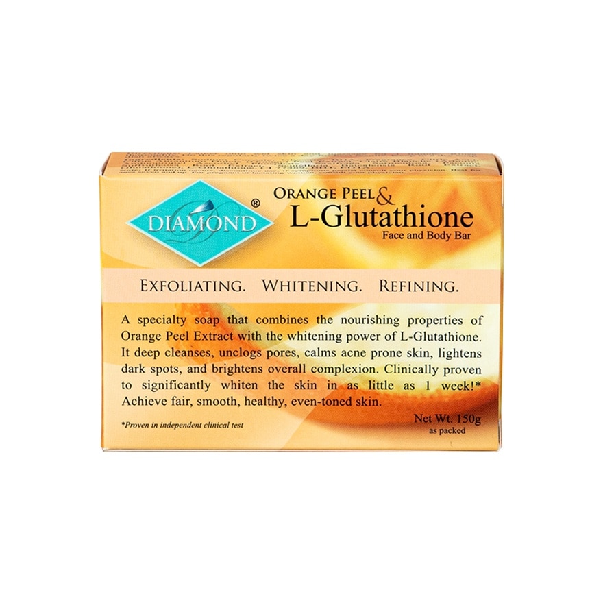 Orange Peel & L-Glutathione Face & Body Bar