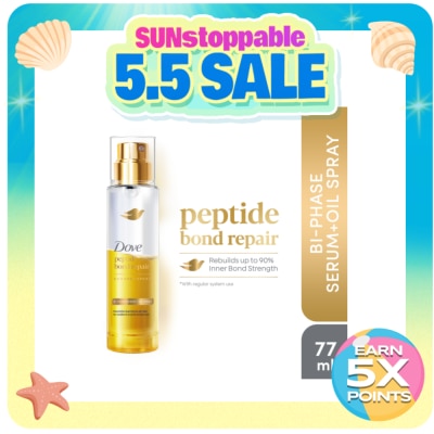 DOVE - DOVE Peptide Bond Repair Hair Serum + Oil Spray 77ml