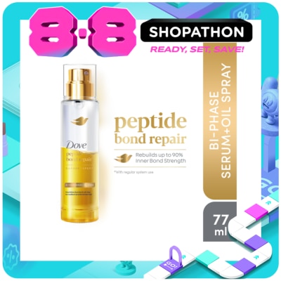 DOVE - DOVE Peptide Bond Repair Hair Serum + Oil Spray 77ml image