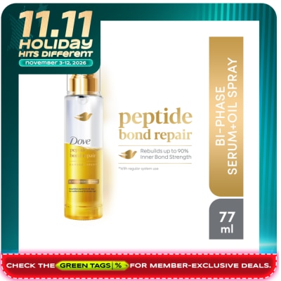 DOVE DOVE Peptide Bond Repair Hair Serum + Oil Spray 77ml image