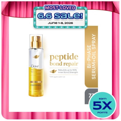 DOVE - DOVE Peptide Bond Repair Hair Serum + Oil Spray 77ml
