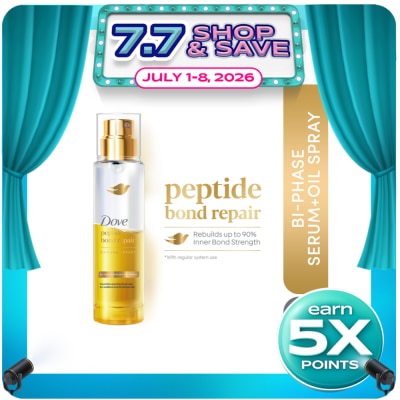 DOVE - DOVE Peptide Bond Repair Hair Serum + Oil Spray 77ml