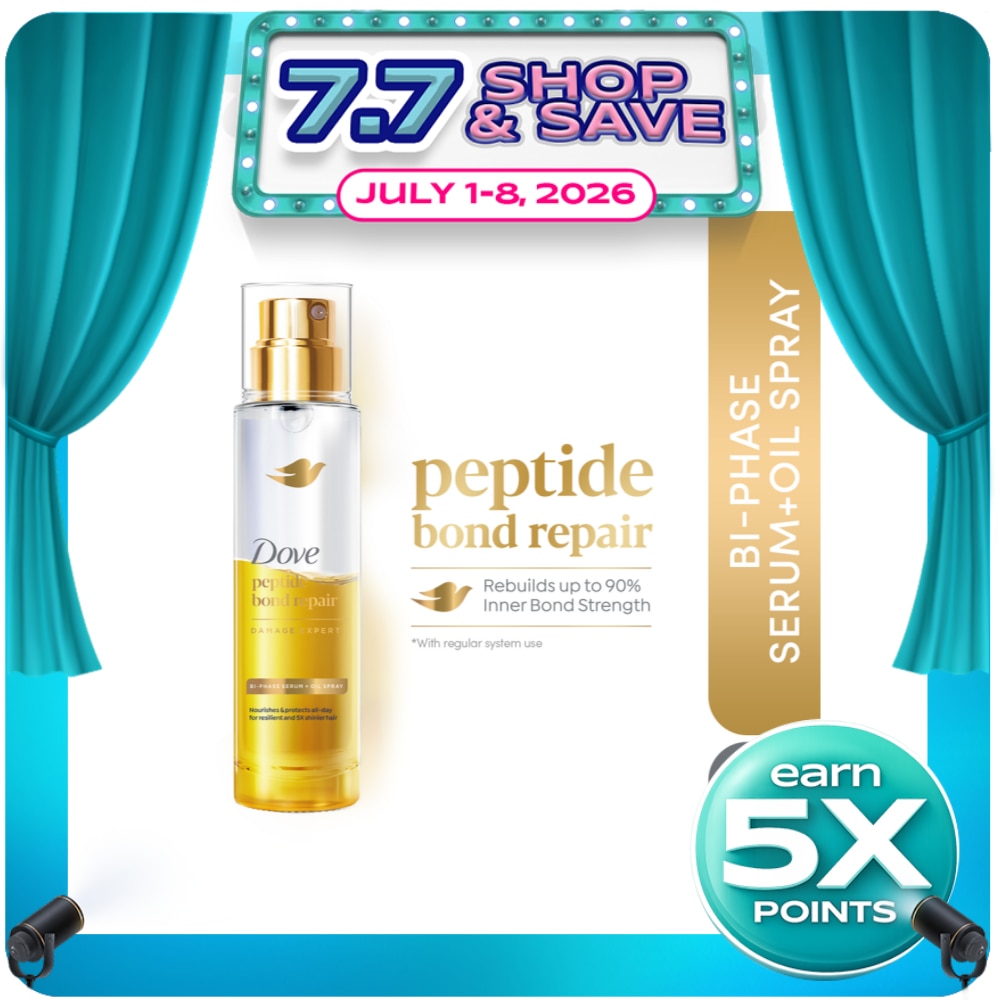 DOVE Peptide Bond Repair Hair Serum + Oil Spray 77ml