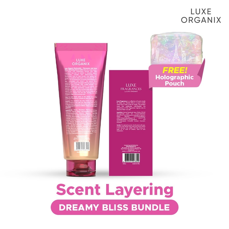 LUXE ORGANIX Scent Layering Dreamy Bliss Bundle