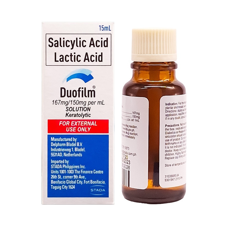 Salicylic Acid + Lactic Acid Solution 167mg/150mg 15ml