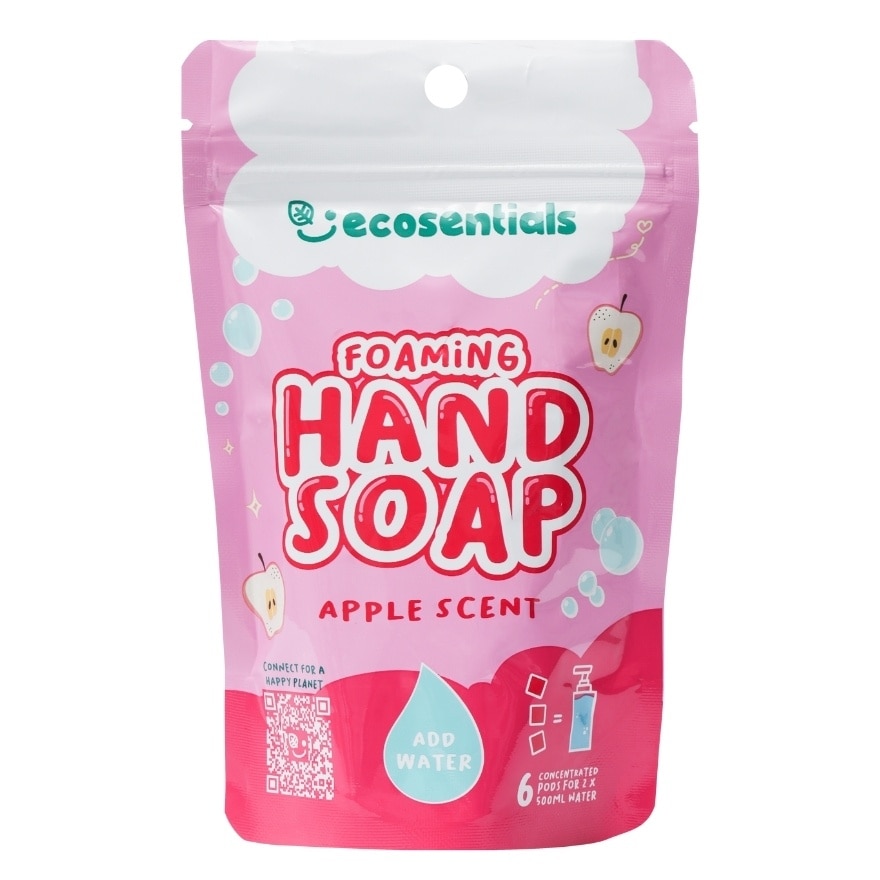 ECOSENTIALS Foaming Hand Soap Pods Apple Scent Refill Pack