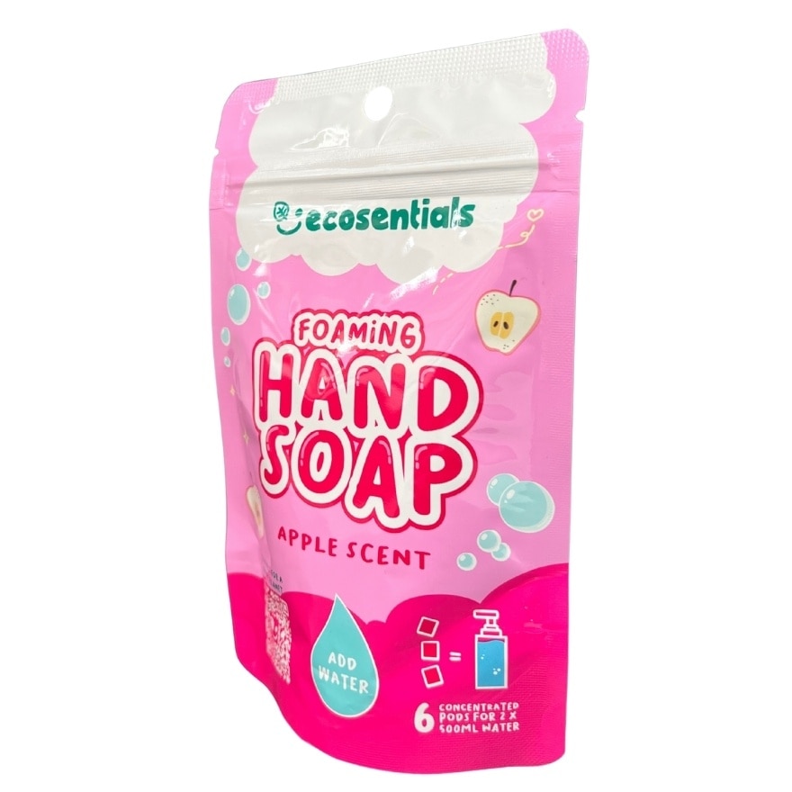 ECOSENTIALS Foaming Hand Soap Pods Apple Scent Refill Pack