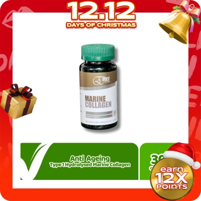 ELITE COLLAGEN Collagen Food Supplement 30 Capsules