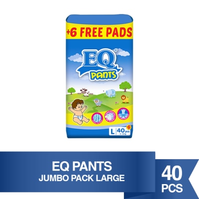 EQ Pants Jumbo Pack Large 40pcs