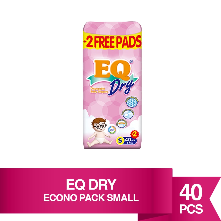 Dry Disposable Baby Diapers S 40s