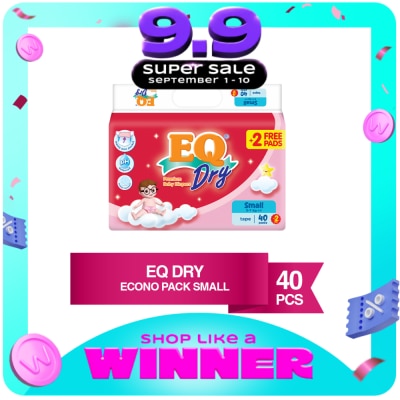 EQ - Dry Disposable Baby Diapers S 40s image