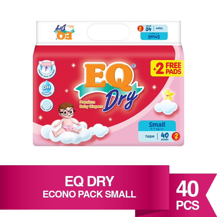Dry Disposable Baby Diapers S 40s