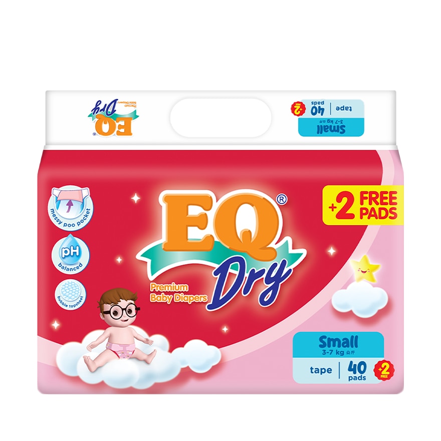 Dry Disposable Baby Diapers S 40s