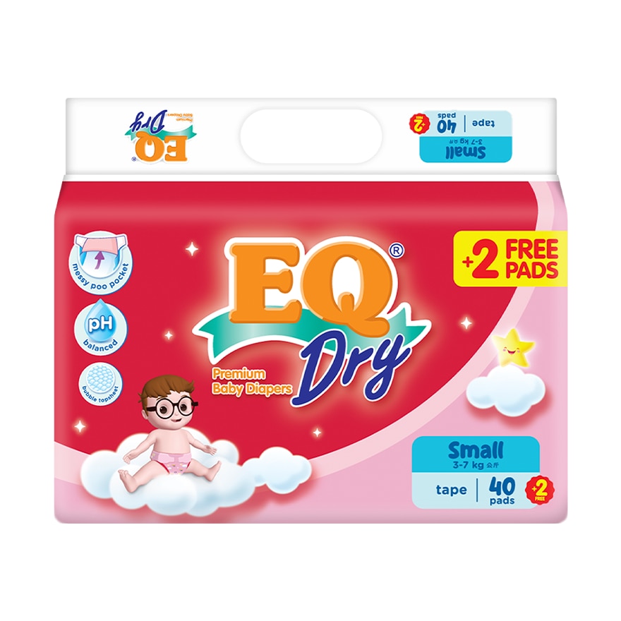 Dry Disposable Baby Diapers S 40s