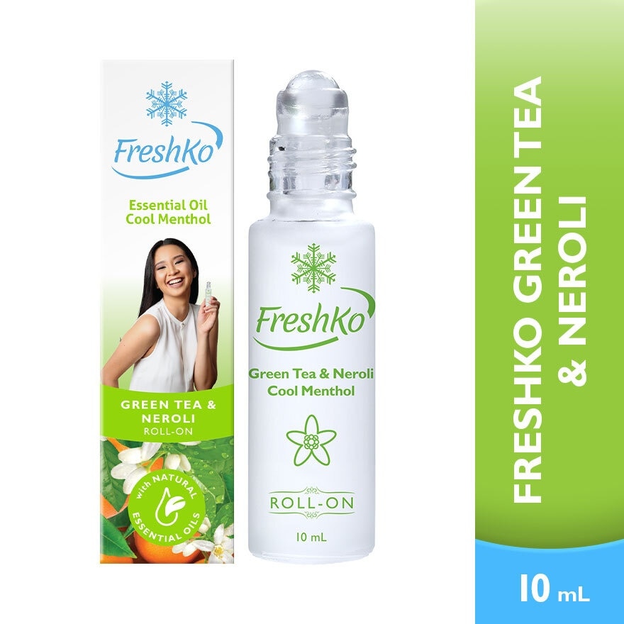 FRESHKO Aromatherapy Liniment Roll-on Green Tea & Neroli 10ml